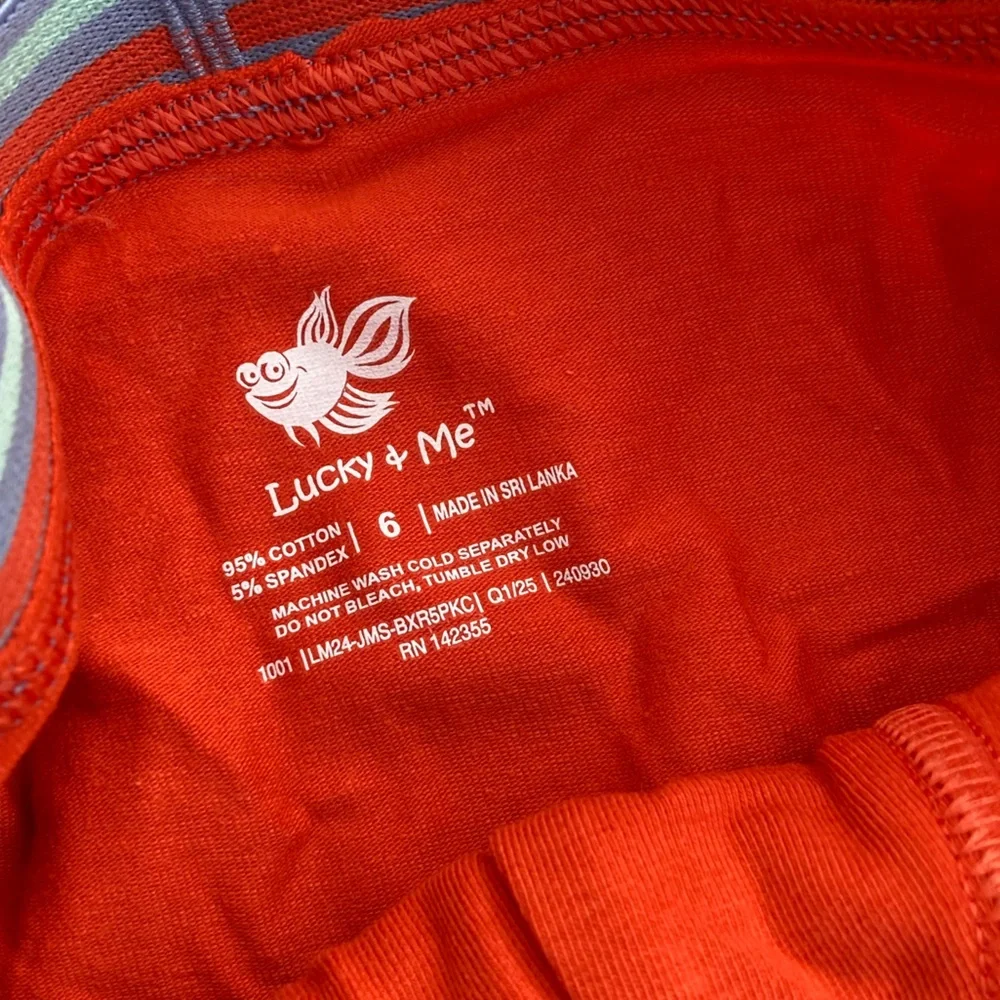 LUCKY & ME - 5 Pack Box of Jameson Cotton Performance Boxer Briefs - 6